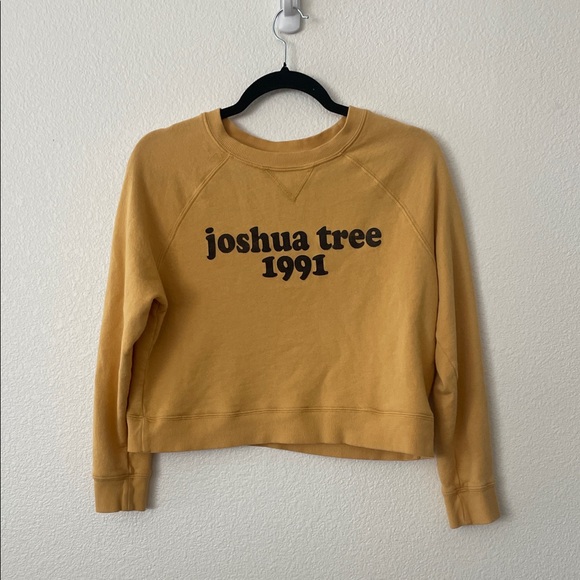 Grayson Threads Sweaters - Joshua Tree 1991 Cropped Crewneck Sweater Top